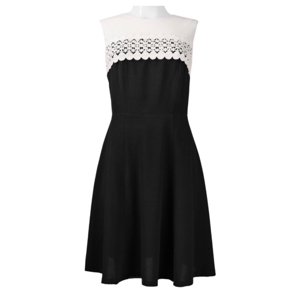 Madison Leigh Black and White Dress